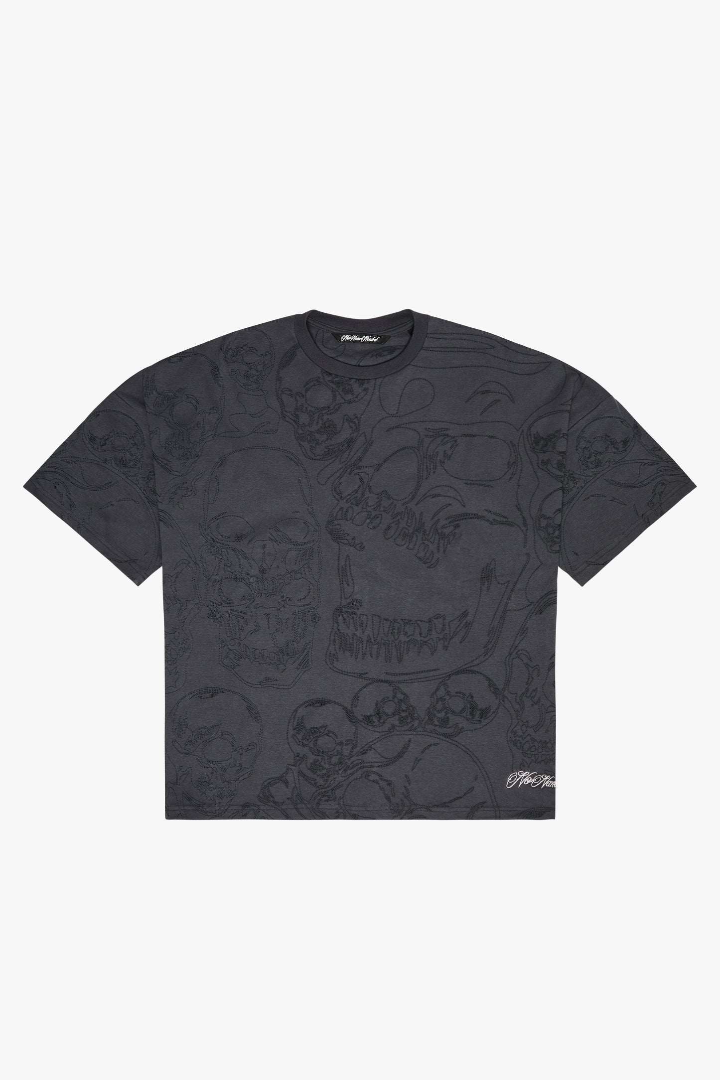 NNN "SKULLED" OVERSIZED TEE