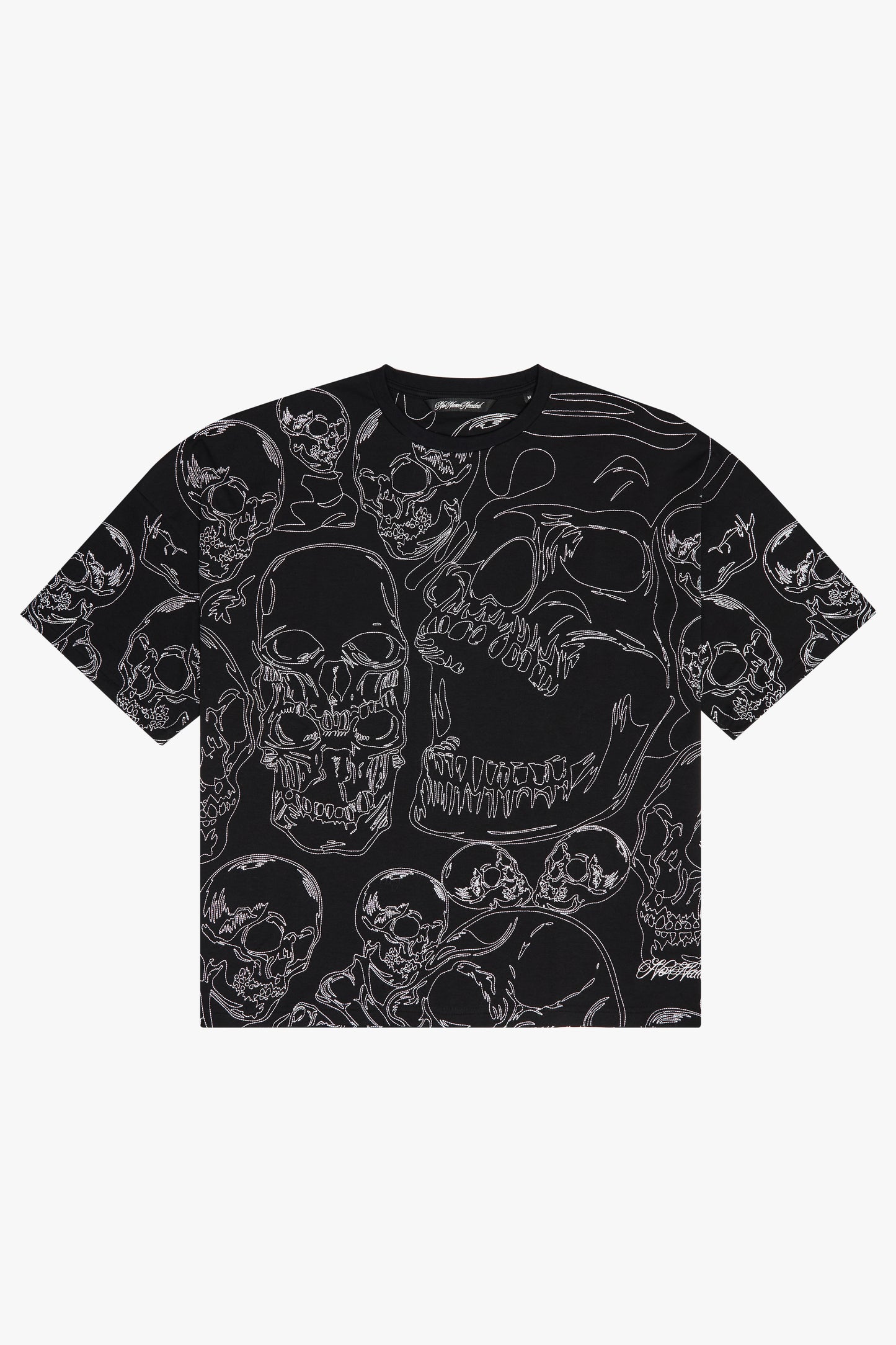 NNN "SKULLED" OVERSIZED TEE